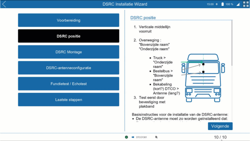 Tips voor een juiste DSRC antenne/module installatie